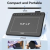 Máy tính bảng vẽ UGEE S640 6,3 inch, bút 8.192 cấp độ không pin, hỗ trợ PC/Laptop 6