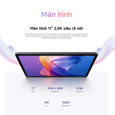 Máy tính bảng Xiaomi Redmi Pad 2 4GB 128GB 4G chính hãng BH 18 tháng 5,3 triệu 4