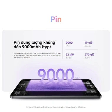 Máy tính bảng Xiaomi Redmi Pad 2 4GB 128GB 4G chính hãng BH 18 tháng 5,3 triệu 6