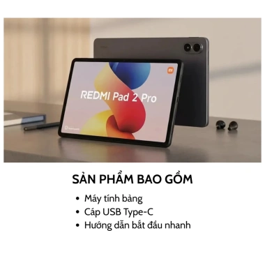 Máy Tính Bảng Xiaomi Redmi Pad 2 PRO 6/128 - 8/256GB Nguyên Seal, Bảo Hành 18 Tháng, Giá 7,3 Triệu