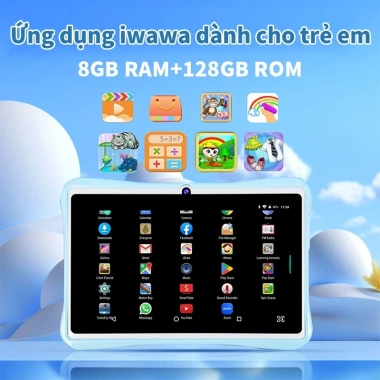 Máy tính bảng yootree cho bé iWawa, Montessori, YouTube Kids, màn hình bảo vệ mắt, giá 1.299.000₫