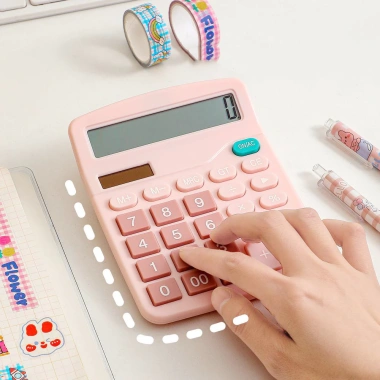 Máy tính bỏ túi BEYOU cho học sinh - Dễ thương, siêu nhẹ, pin lâu, chỉ 67.925₫