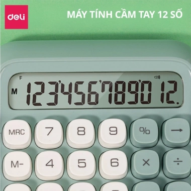 Máy Tính Cầm Tay 12 Số Deli Cao Cấp - LCD Chất Lượng, Giá Ưu Đãi 259k cho Văn Phòng 4