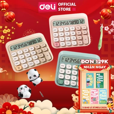 Máy Tính Cầm Tay 12 Số Deli Cao Cấp - LCD Chất Lượng, Giá Ưu Đãi 259k cho Văn Phòng 9