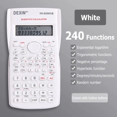 Máy tính cầm tay Dexin 240 đa chức năng cho học sinh trung học - Giá chỉ 43.120 VND 2