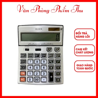 Máy Tính Cầm Tay DS-3.018 Hiển Thị 12 Số Siêu To - Giá Ưu Đãi 210.000 VNĐ