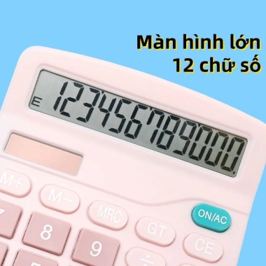 Máy tính cầm tay mini bỏ túi năng lượng mặt trời, dùng pin dự phòng, siêu nhẹ, giá chỉ 62.000₫