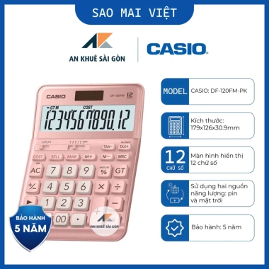 Máy tính Casio DF-120FM chính hãng giá sỉ 416k - Shop bán hàng, kế toán, văn phòng 10 Máy tính Casio DF-120FM chính hãng giá sỉ 416k - Shop bán hàng, kế toán, văn phòng 10
