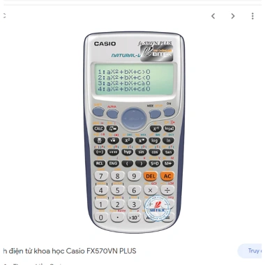 Máy tính Casio FX-570ES Plus - Khoa học đa chức năng, giảm giá 23% chỉ 390.000₫ 6