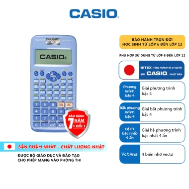 Máy Tính Casio FX-580VN X Xanh Cá Tính - Giá Ưu Đãi 858.000₫, Tính Toán Nhanh, Độ Chính Xác Cao 2 Máy Tính Casio FX-580VN X Xanh Cá Tính - Giá Ưu Đãi 858.000₫, Tính Toán Nhanh, Độ Chính Xác Cao 2