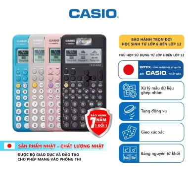 Máy tính Casio Fx-880BTG học sinh cấp 2-3, bảo hành 7 năm, 1 đổi 1 - Giá 673.000 Máy tính Casio Fx-880BTG học sinh cấp 2-3, bảo hành 7 năm, 1 đổi 1 - Giá 673.000
