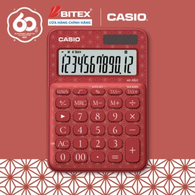 Máy tính CASIO MS-20UC Limited Japan - Nhiều màu, thiết kế sang trọng cho dân văn phòng, giá ưu đãi 233.000 VND 6 Máy tính CASIO MS-20UC Limited Japan - Nhiều màu, thiết kế sang trọng cho dân văn phòng, giá ưu đãi 233.000 VND 6