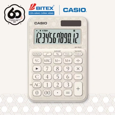 Máy tính CASIO MS-20UC Limited Japan - Nhiều màu, thiết kế sang trọng cho dân văn phòng, giá ưu đãi 233.000 VND 8 Máy tính CASIO MS-20UC Limited Japan - Nhiều màu, thiết kế sang trọng cho dân văn phòng, giá ưu đãi 233.000 VND 8