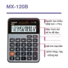 Máy tính để bàn Casio MX-120B 12 số - Phím lớn bền bỉ, chính hãng, giá ưu đãi 253.000₫ 6
