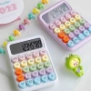 Máy tính điện tử 12 chữ số đa màu sắc - Giá chỉ 64.000đ, giảm 14.080đ