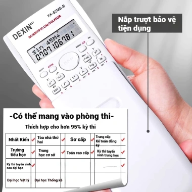 Máy Tính Học Sinh Mesibo Cấp 2-3 Tiếng Việt - Đen, Hồng, Xanh, Giá 50.600₫