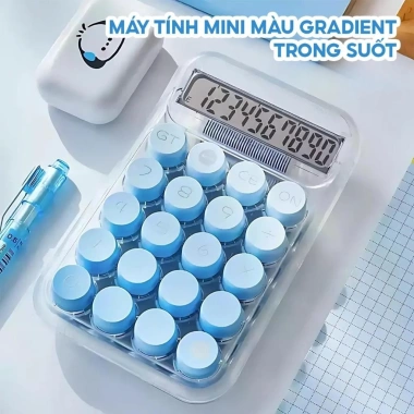 Máy tính khoa học 12 số năng lượng mặt trời, pin dự phòng - Phù hợp kế toán, văn phòng, giảm còn 48.000đ