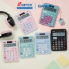 Máy Tính Mini Casio MX-12B Pastel Đen - Phím Nảy Êm, Giá Chỉ 192k