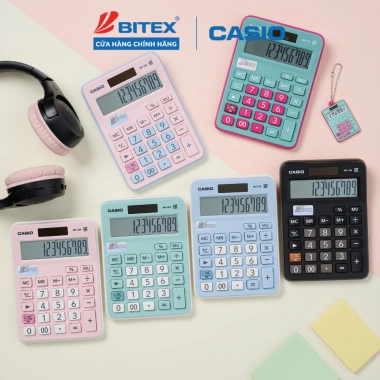 Máy Tính Mini Casio MX-12B Pastel Đen - Phím Nảy Êm, Giá Chỉ 192k Máy Tính Mini Casio MX-12B Pastel Đen - Phím Nảy Êm, Giá Chỉ 192k