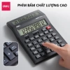 Máy tính tiền Deli 2 màn hình 12 số LCD rõ nét, bảo hành 3 năm, giá 215.000₫ 4