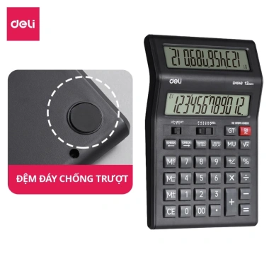 Máy tính tiền Deli 2 màn hình 12 số LCD rõ nét, bảo hành 3 năm, giá 215.000₫ 5 Máy tính tiền Deli 2 màn hình 12 số LCD rõ nét, bảo hành 3 năm, giá 215.000₫ 5