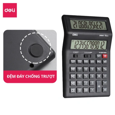 Máy tính tiền Deli 2 màn hình 12 số LCD rõ nét, bảo hành 3 năm, giá 215.000₫ 6 Máy tính tiền Deli 2 màn hình 12 số LCD rõ nét, bảo hành 3 năm, giá 215.000₫ 6