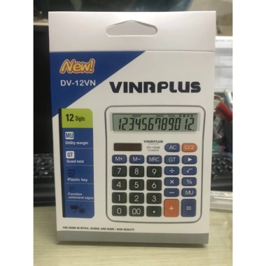 Máy Tính Tiền DV-12VN - Bảo Hành 2 Năm, Giá 180k, Tặng Móc Khóa