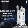 Máy triệt lông 2in1 Laser và Xoá xăm đa năng, IPL, giá chỉ 45,5 triệu