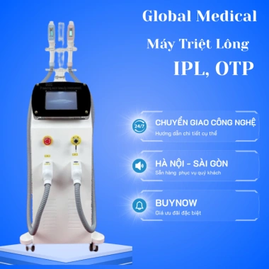 Máy Triệt Lông 360 OPT SHR Plus - Hiệu Quả Sau 2 Lần, Giá Ưu Đãi 24.8 Triệu