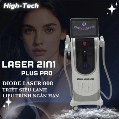 Máy triệt lông diode 2in1 xoá xăm, nám tàn nhang - Công nghệ diode, giá ưu đãi 58,6 triệu 2 Máy triệt lông diode 2in1 xoá xăm, nám tàn nhang - Công nghệ diode, giá ưu đãi 58,6 triệu 2