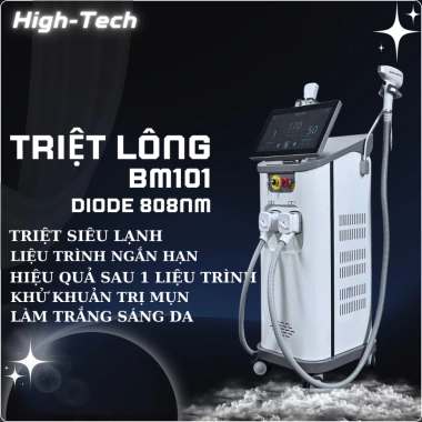 Máy triệt lông diode 808 BM 101 lạnh, Siêu mượt, giảm giá 48.5 triệu, bảo hành Bắc Kinh 2