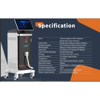 Máy triệt lông diode laser 808nm - Công nghệ lạnh, giảm lông vĩnh viễn, giá ưu đãi 78,4 triệu