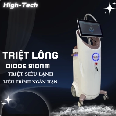 Máy triệt lông Diode Laser 810nm - Siêu an toàn, giảm 20% chỉ 35.4 triệu