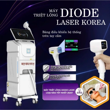 Máy triệt lông diode laser lạnh vĩnh viễn – Giá chỉ 34,2 triệu, an toàn, không đau