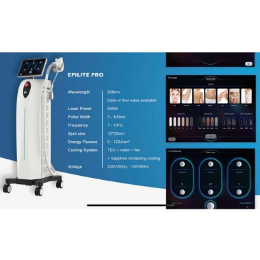 Máy triệt lông Diode laser NANJING BESTVIEW - Giá 56.5 triệu, công nghệ giảm lông nhanh