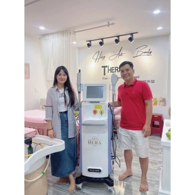 Máy Triệt Lông Hera 2in1 Tay Triệt & Trẻ Hóa Bảo hành 24 tháng Giá 18 triệu