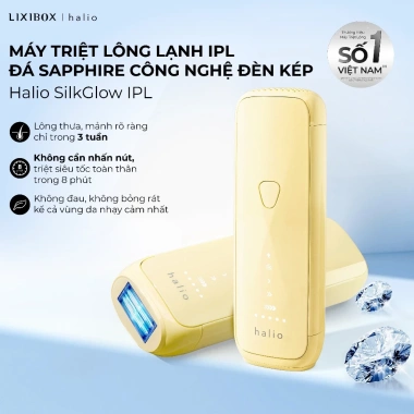 Máy Triệt Lông IPL Halio SilkGlow Cooling - Giảm Giá 23% Đến 7.005.000₫