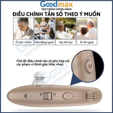 Máy Trợ Thính GOODMAX GM-105E Đeo Vành Tai – Bảo Hành 24 Tháng, Giá 680.000 VNĐ 6
