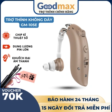 Máy Trợ Thính GOODMAX GM-105E Đeo Vành Tai – Bảo Hành 24 Tháng, Giá 680.000 VNĐ 10