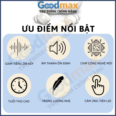 Máy trợ thính không dây siêu nhỏ GOODMAX GM-305 - Bảo hành 24 tháng, giảm giá