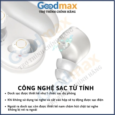 Máy trợ thính không dây siêu nhỏ GOODMAX GM-305 - Bảo hành 24 tháng, giảm giá