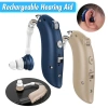 Máy trợ thính mini sạc lại, BTE kỹ thuật số có thể điều chỉnh âm lượng - Giá ưu đãi 621,653₫