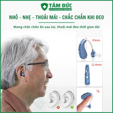 Máy trợ thính VHP-1.204 cho người già - Tai nghe mã hoá âm thanh, giảm giá 720.000₫ 3 Máy trợ thính VHP-1.204 cho người già - Tai nghe mã hoá âm thanh, giảm giá 720.000₫ 3