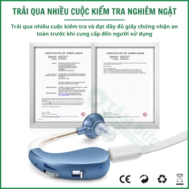 Máy trợ thính VHP-1.204 cho người già - Tai nghe mã hoá âm thanh, giảm giá 720.000₫