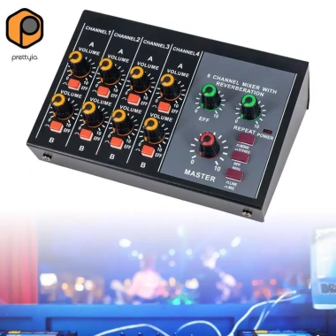 Máy trộn 8 kênh âm thanh nhỏ gọn cho micrô - Giảm 22% DJ sân khấu, 654.500₫
