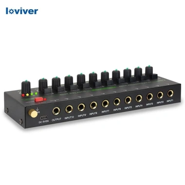 Máy trộn âm thanh DJ Mixer 10 kênh, micro, bàn phím, Podcast - giảm 18% 8