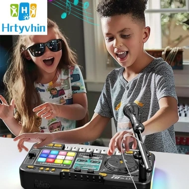 Máy trộn DJ trẻ em Hrtyvhin Ghi âm, hiệu ứng âm thanh, tạo nhạc, giá chỉ 726.844 VND
