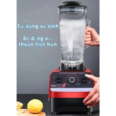 Máy trộn thực phẩm đa năng, ép trái cây, nghiền thịt cá, rau - Cốc đôi, giá 541k 7