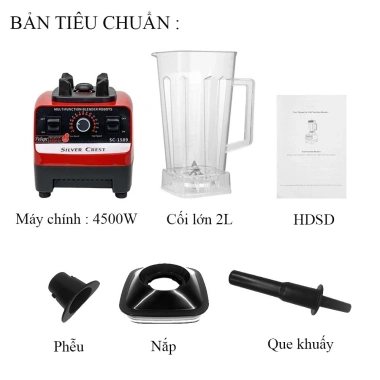 Máy trộn thực phẩm đa năng, ép trái cây, nghiền thịt cá, rau - Cốc đôi, giá 541k 8