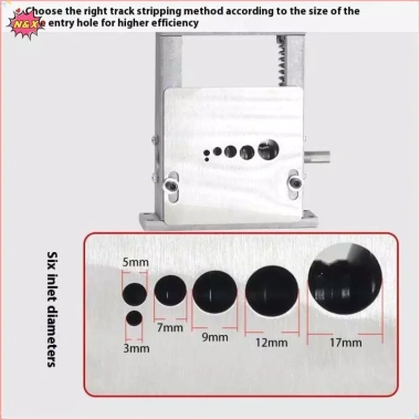 Máy tuốt dây N & X 6 kênh 5 lưỡi – Gọt vỏ, tái chế đồng 3‑17mm, di động, giá 902.400đ 4